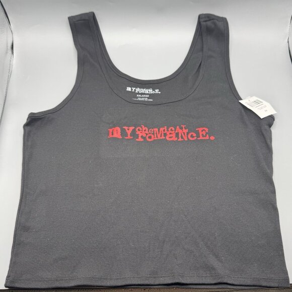 My Chemical Romance Logo Juniors 2XL Tank Top New - Picture 1 of 6